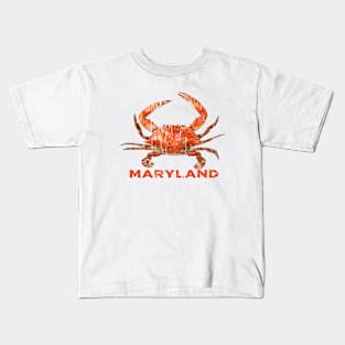 MARYLAND CRABS Kids T-Shirt